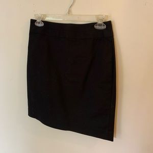 NWT Banana Republic black fitted suit skirt